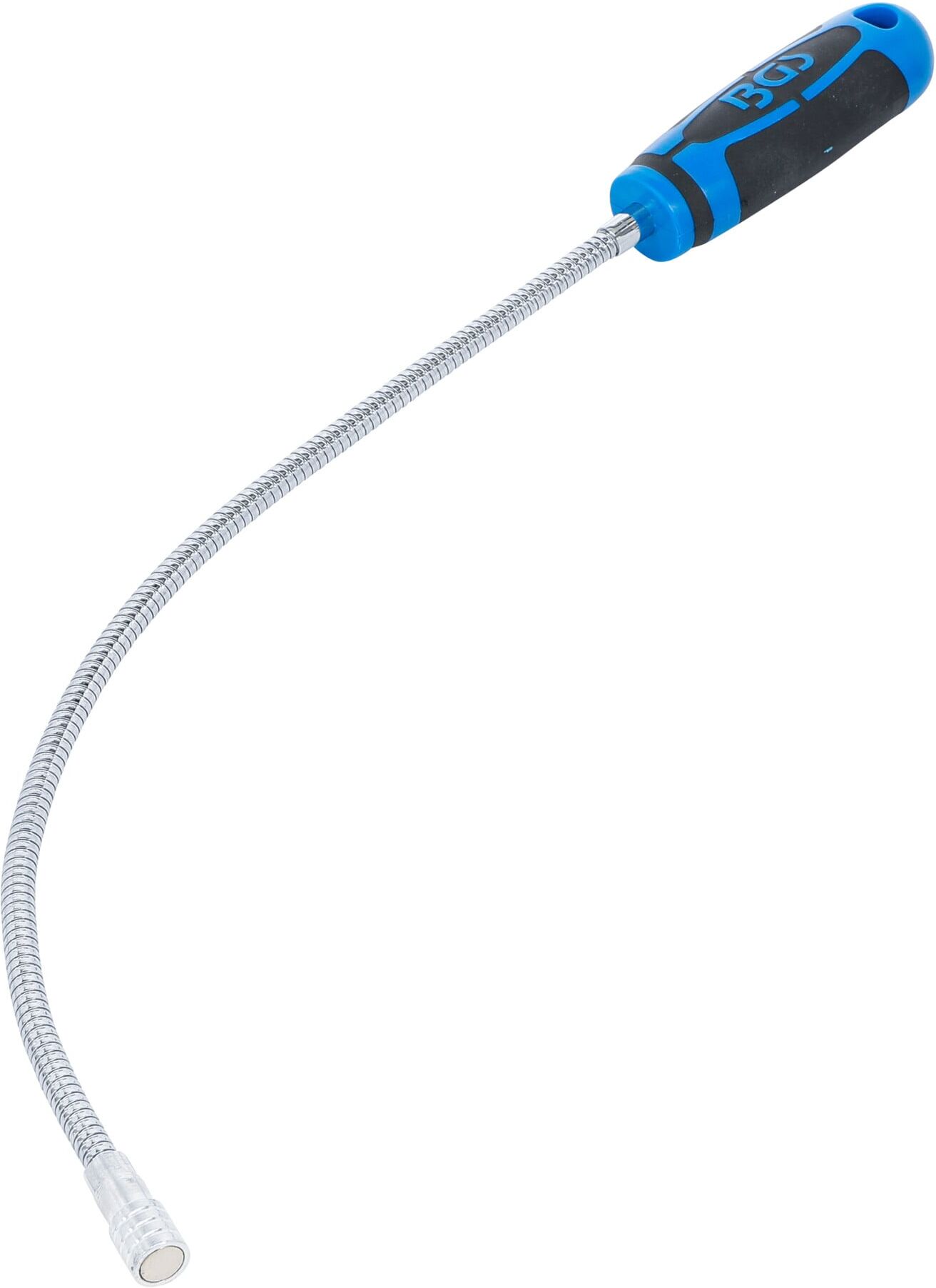 BGS Technic Magnetheber flexibel 500 mm Zugkraft 1 kg aus Metall für Werkstatt und Haushalt mit flexibler Welle und Magnetkopf, 3154)