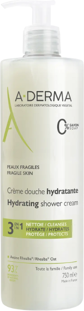 A-Derma Creme Duche Hidratante 3 em 1 750ml