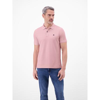 Poloshirt LERROS "Poloshirt Herren COOL & DRY atmungsaktiv Piqué", Herren, Gr. L, rosa (vivid rose), 60% Baumwolle, 40% Polyester, ohne Ausschnitt, Shirts, Trocknet schnell, angenehm kühl, pflegeleicht, kurzarm, einfarbig