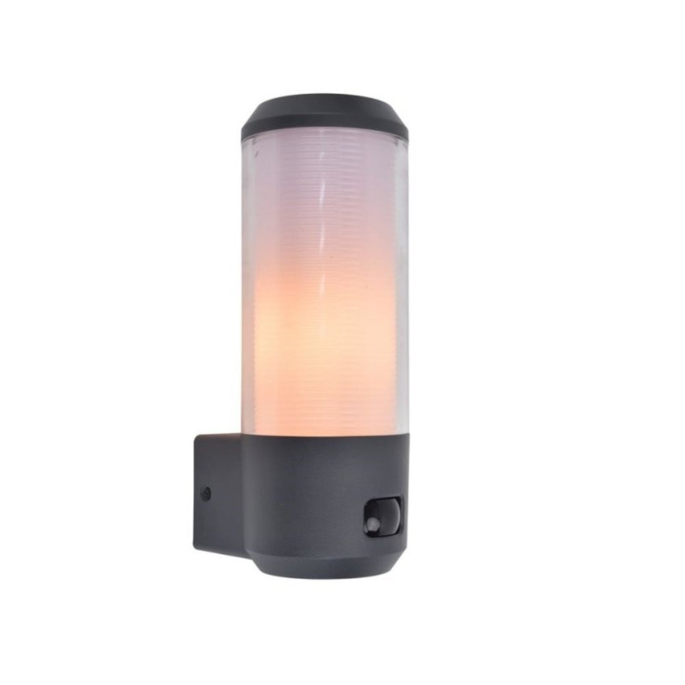 Lutec Heros wandlamp met bewegingssensor, antraciet, IP44