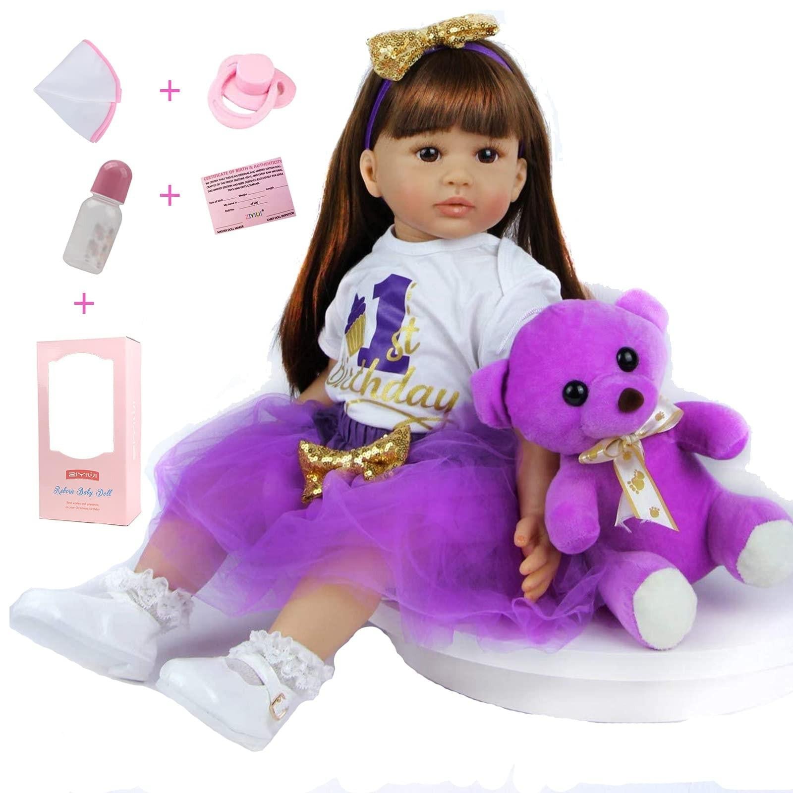 Reborn Baby Pop - Lifelike uitstraling - 60 cm