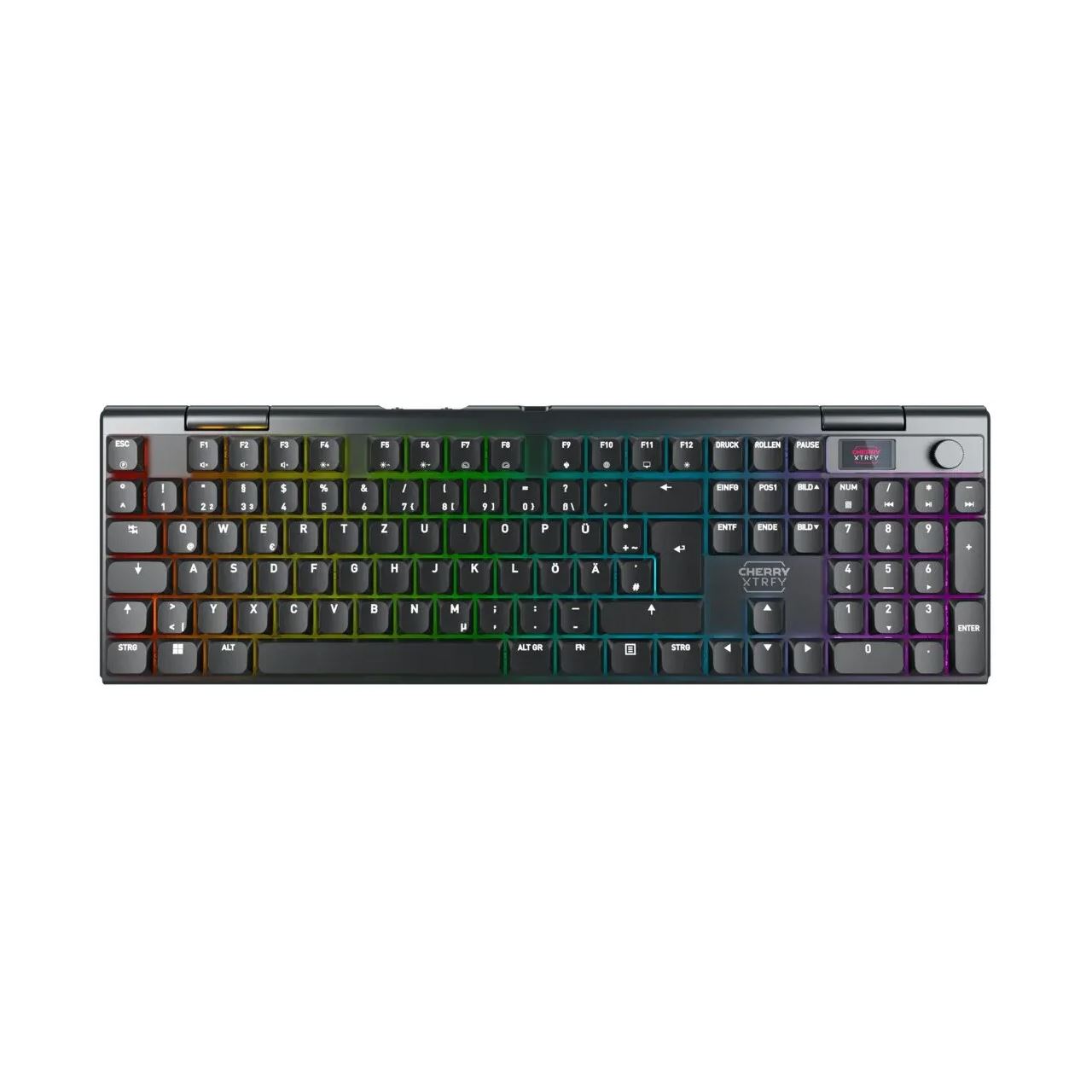 CHERRY XTRFY MX 10.1 Wireless CHERRY MX Low Profile 2.0 RED USB und Bluetooth Deutsch schwarz (kabellos)