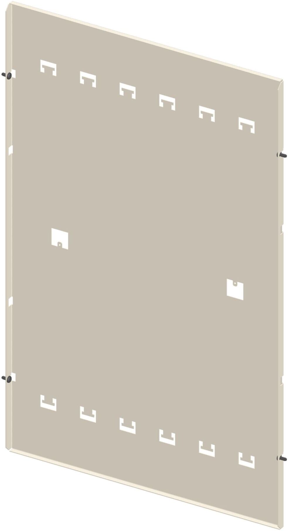 enoc Rückwand NSVE BS 15 Stahlblech inklusive Kabelabfangschiene (53853)