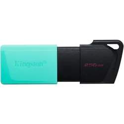 Kingston DataTraveler Exodia M USB-Stick 256 GB, Schwarz/Türkis