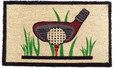 Imports Decor Coir Golf Doormat