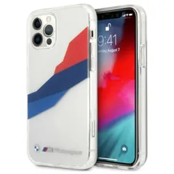 BMW Motorsport Tricolor - Hülle für iPhone 12 Pro Max (transparent)