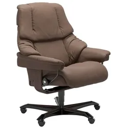 Stressless Bürostuhl Reno Office Leder Braun Batick Mole