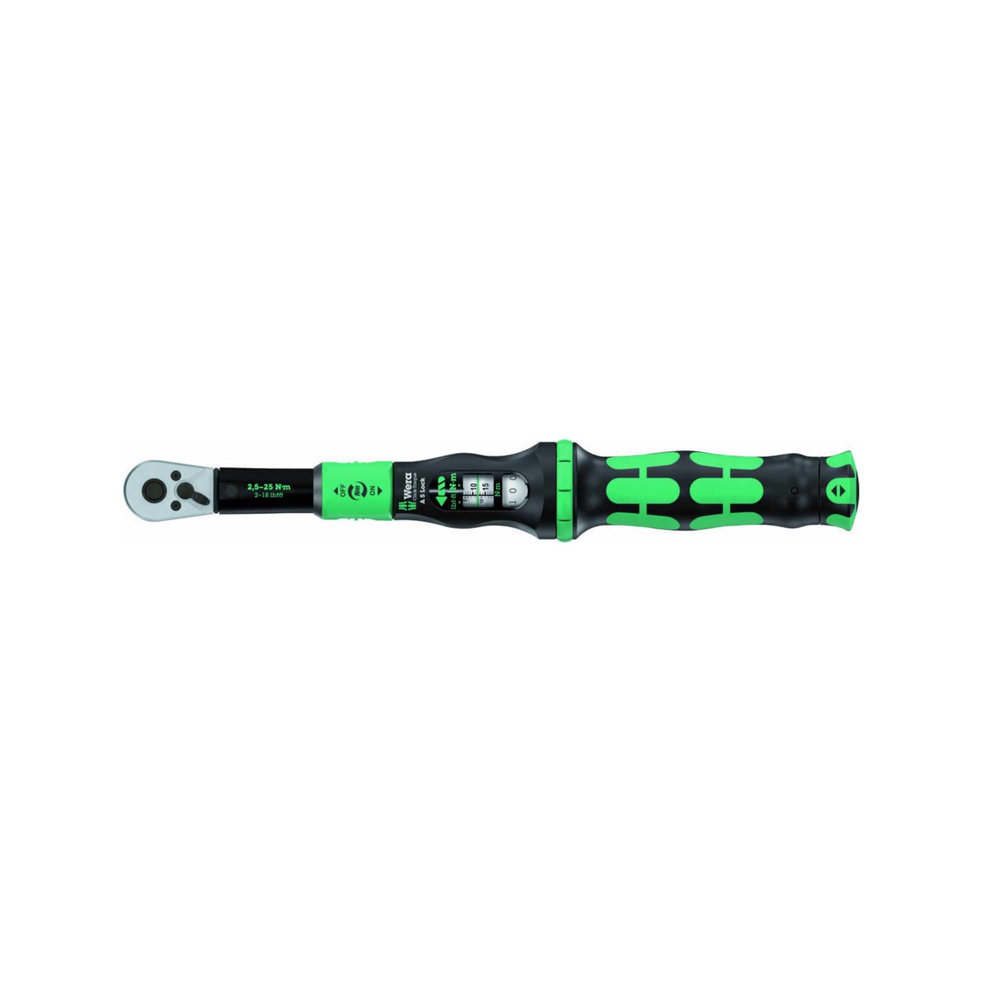 Wera Drehmomentschlüssel Click-Torque Lock A5 2,5-25Nm 1/4" (05075690001)