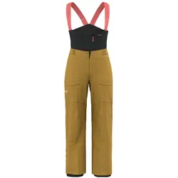 Salewa, Damen, Skihosen, Women's Sella Free 3L PTX Pants (42, XL), Braun, Gelb
