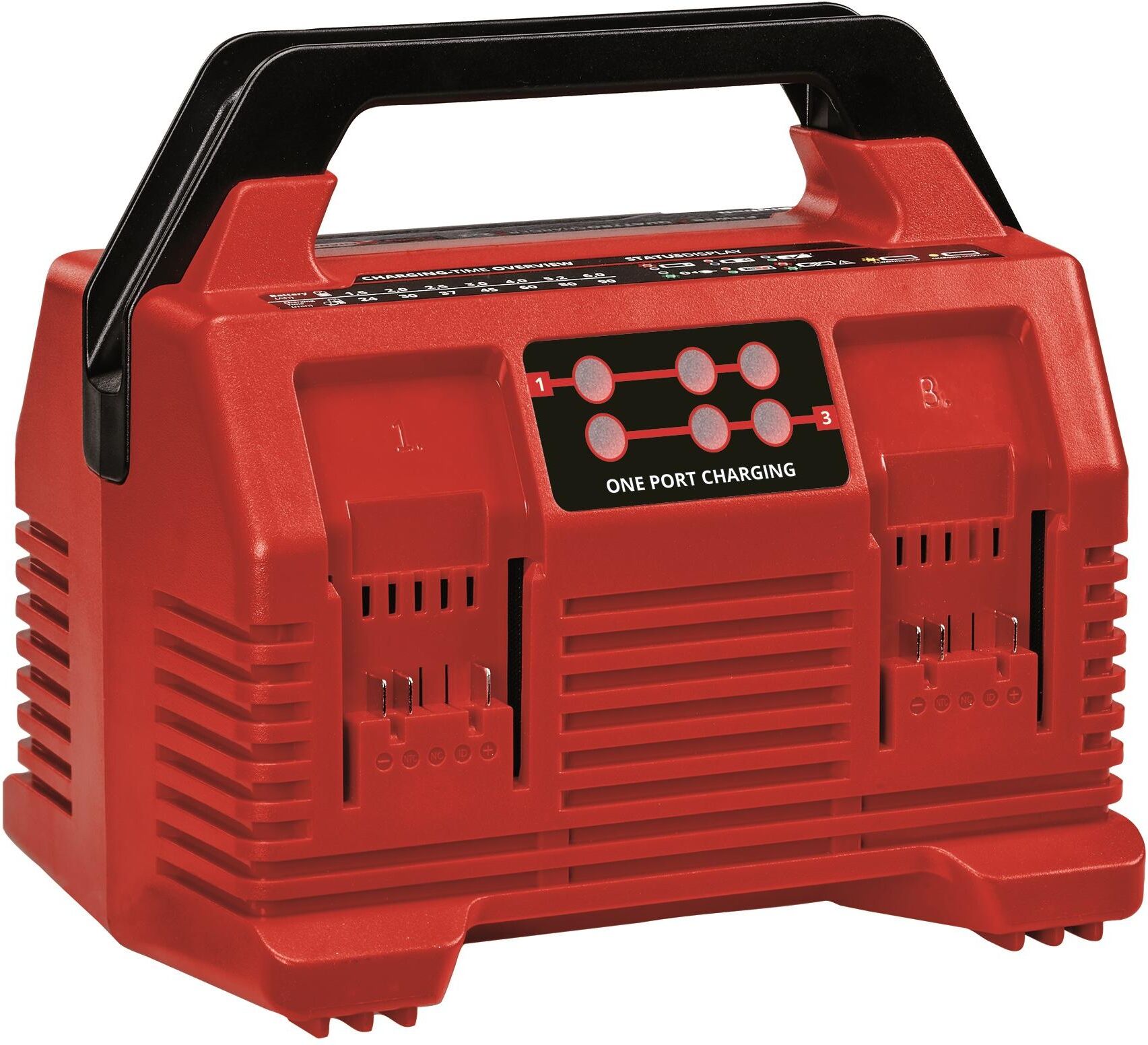 Werkzeug-Akku-Ladetechnik EINHELL "Power-X-Quattroch", rot (weiß, neutral), Ladegeräte, Werkzeug-Akku-Ladetechnik weiß, neutral Einheitsgröße