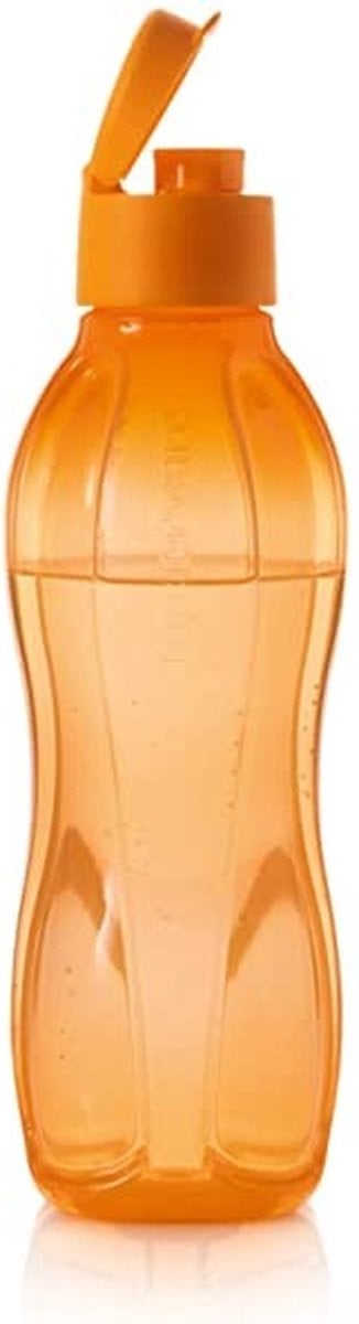 Tupperware Ecofles Oranje 750 ml - Drinkfles voor onderweg