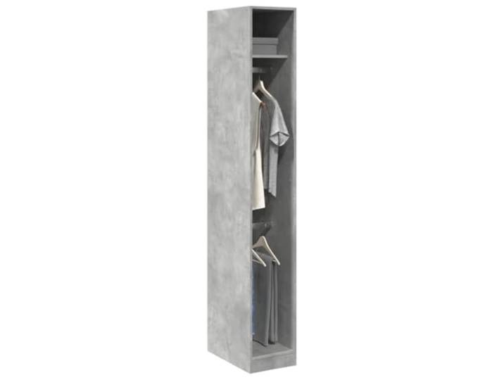 HKLGBVCR Kleiderschrank, grau, Beton, 30 x 50 x 200 cm, Holz aus Technik