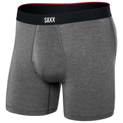 Saxx - Vibe Xtra Boxer Brief Fly - Kunstfaserunterwäsche Gr L grau