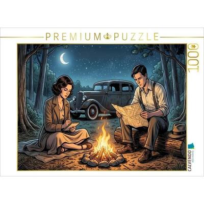 CALVENDO Puzzle kurze Ruhephase außerhalb der Gesellschaft | 1000 Teile Lege-Größe 64 × 48 cm Foto-Puzzle für glückliche Stunden