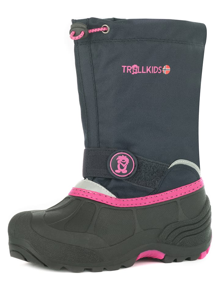 Trollkids Winterboots "Telemark Winter Boot XT" in Dunkelblau/ Pink - 36