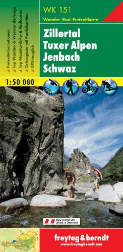 Freytag-Berndt und Artaria KG - Freytag Berndt Wanderkarten, WK 151, Zillertal - Tuxer Alpen - Jenbach - Schwaz - Maßstab 1:50.000 - Preis vom 09.10.2026 07:28:09 h