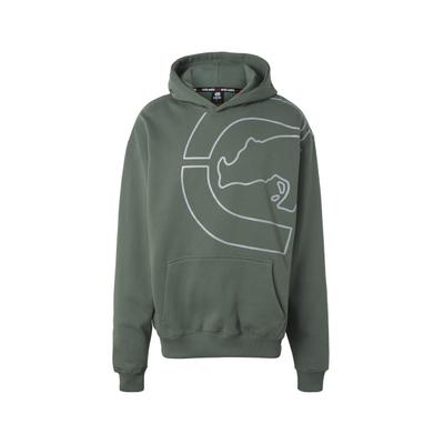Rundhalspullover ECKO UNLTD. "Ecko Unltd. Ecko Unltd. Big Logo Hoodies", Herren, Gr. M, grün (schwarzforest), 80% Baumwolle, 20% Polyester, mehrfarbig, relaxed fit, ohne Ausschnitt, Pullover Rundhalspullover