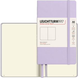 Leuchtturm1917 Notizbuch Pocket, 368145, Karton Hardcover, Lilac, 94 Blatt / 187 Seiten, 80 g/m², blanko, A6