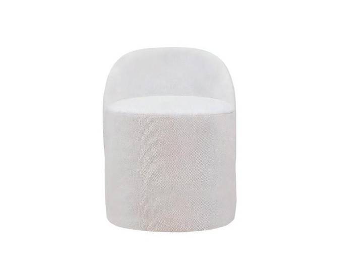 JVmoebel Fußhocker Weißer eleganter Hocker mit komfortablem Sitz für Schlafzimmer (1 St), Made in Europe