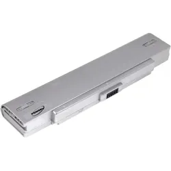 AccuCell Akku Sony VGP-BPS2A/S (4400 mAh), Notebook Akku, Silber