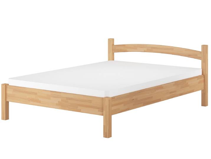 Massivholzbett 140 x 200 cm Buche Doppelbett Massivholz