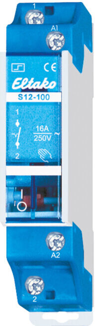 Eltako Interrupteur à impulsion pour série 1S 16A S12-100-12V 12V (21100011)