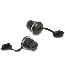 Delock HDMI-A Einbaubuchse mit Staubschutzkappe