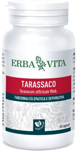 Erba Vita Tarasacco Integratore Depurativo 60 Capsule