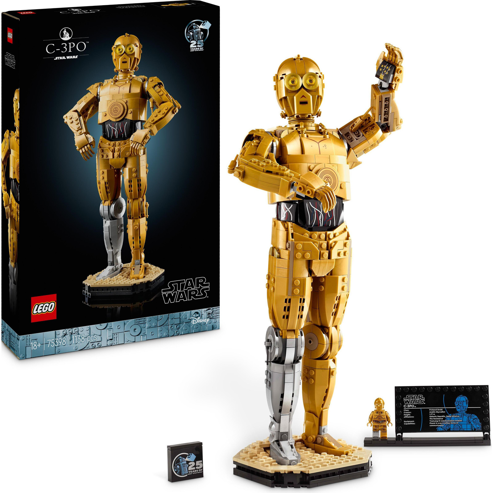 LEGO Star Wars C-3PO bouwfiguur 75398