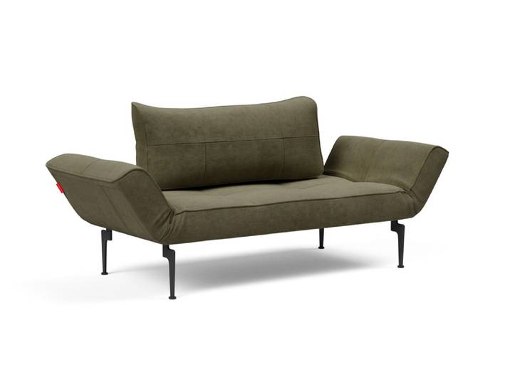 Innovation Living Zeal Klappsofa 70x200 cm Schwarz Laser Beine