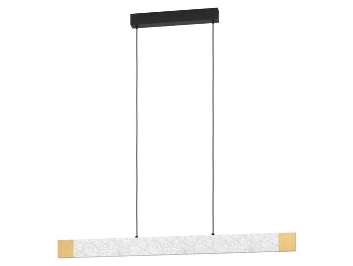 Suspension Vallelado\, gris avec éléments en bois