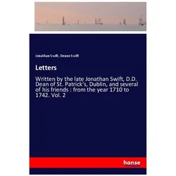 Letters, Belletristik von Jonathan Swift, Deane Swift