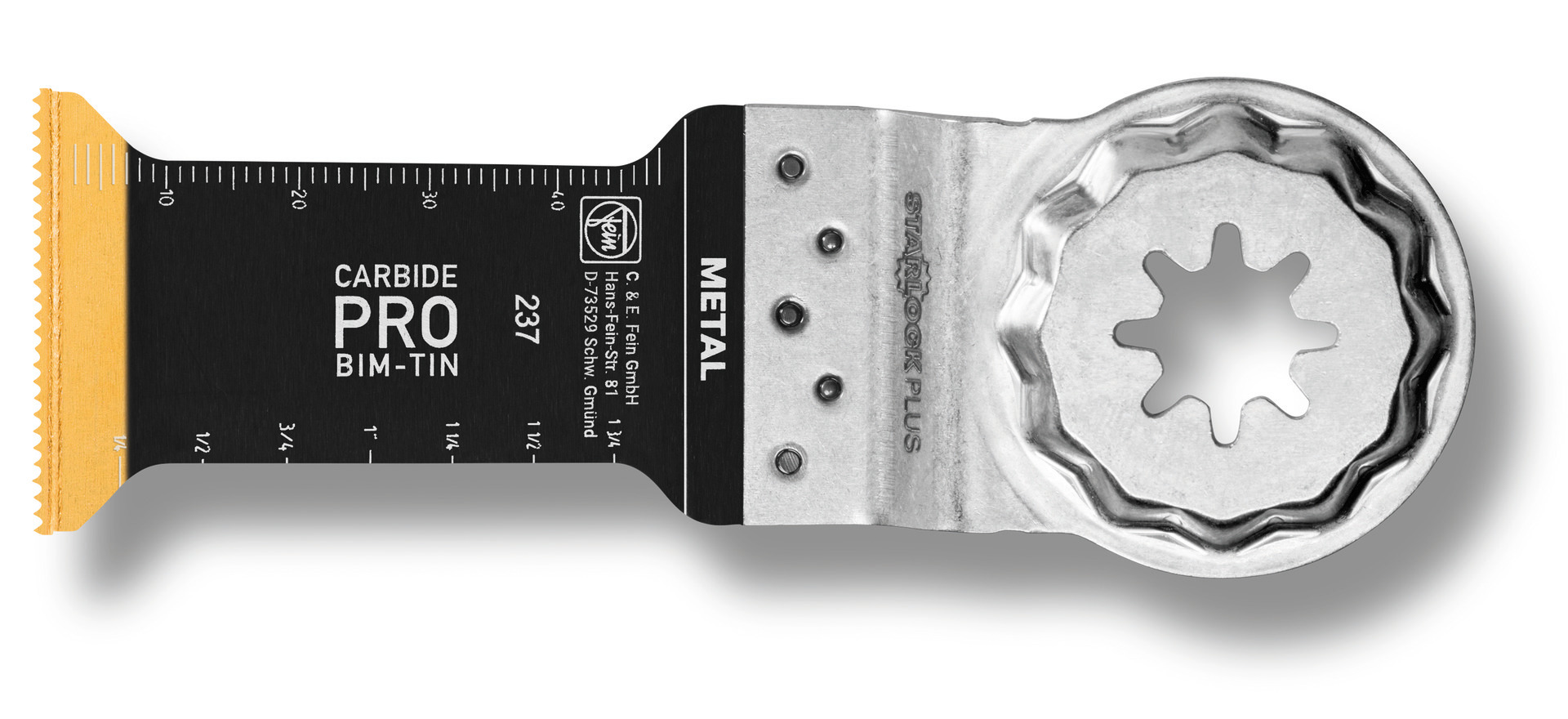 FEIN E-Cut Carbide Pro, Länge 60 mm, Breite 32 mm, VE 5 St, Aufnahme SLP 63502237230