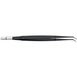 Pinzette bipolar, gerade 180 mm 8 x 1 mm, 45° abgewinkelt