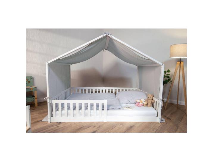 tiSsi Spielvorhang, Hellgrau, 120-140 cmx200 cm, Schlafen, Babytextil-Kollektionen