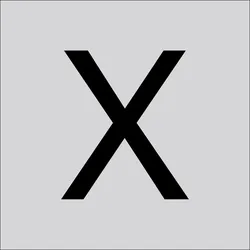 RZB Buchstabe "X" 99223.013.X