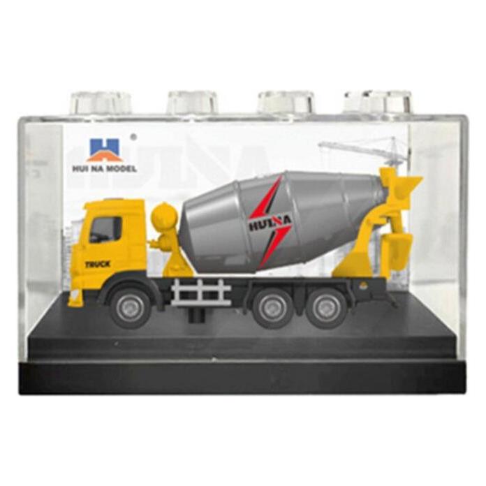 Huina Betoniarka Metalowa Model Kolekcjonerski Żółta 1:80 (57390509)