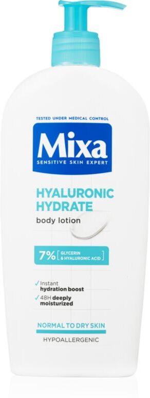 Mixa Hyalurogel lait corporel hydratant intense pour peaux sèches et sensibles 400 ml