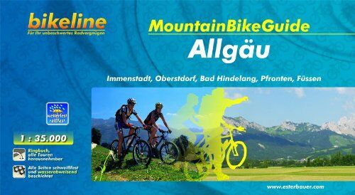 bikeline MountainbikeGuide Allgäu: Immenstadt, Oberstdorf, Bad Hindelang, Pfronten, Füssen, 750 km, 1:35.000, 750 km, wetterfest/reißfest, GPS-Tracks-Download - Preis vom 06.10.2026 07:26:00 h