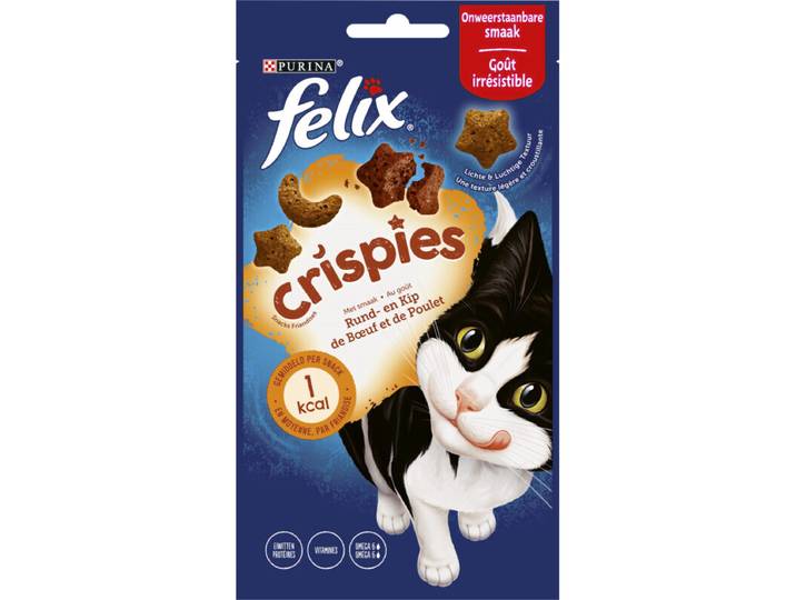 Felix Crispies kattensnacks rund &amp; kip