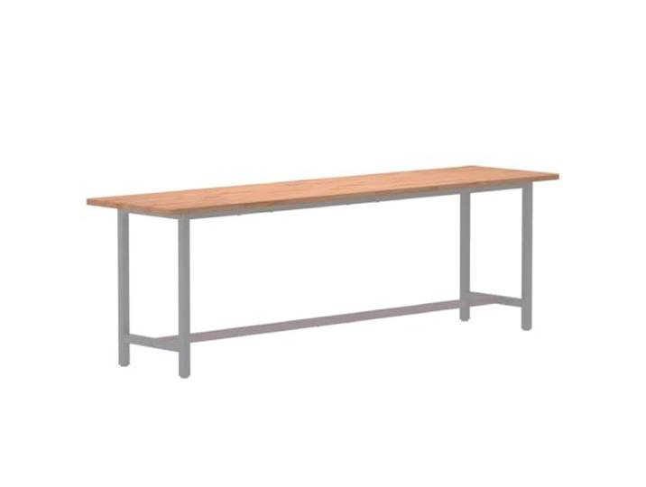 KTHLBRH Tischplatte 220 x 55 x 2,5 cm Massivholz Buche Faltbares Design, leicht zu reinigende Oberfläche, für Büro oder Mittagessen, nur flach