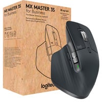 MX Master 3S for Business, Maus graphit, 7 Tasten, Logi Bolt, Bluetooth, kompatibel mit PC/Mac/iPad/Android