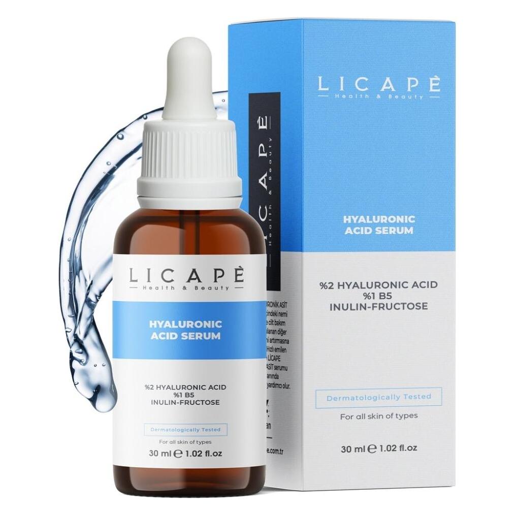 Licape Hyaluron Serum 30 ml - Feuchtigkeit, Straffung & Pflege mit Panthenol & Peptiden (30 ml) (G-557161)