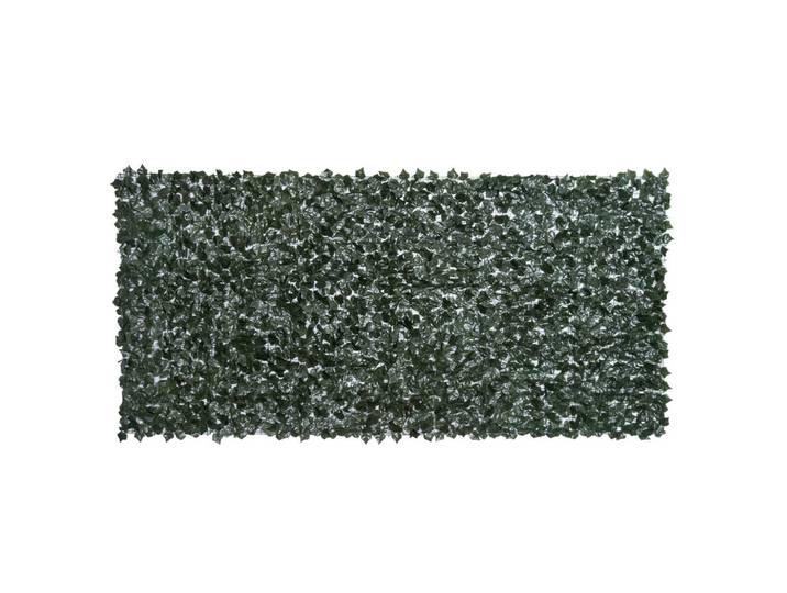Outsunny Künstliche Hecke Sichtschutzhecke Pflanzen Hecke Wanddekoration Dunkelgrün, Grün, Kunststoff, 1x150 cm, Sonnenschutz, Sichtschutz
