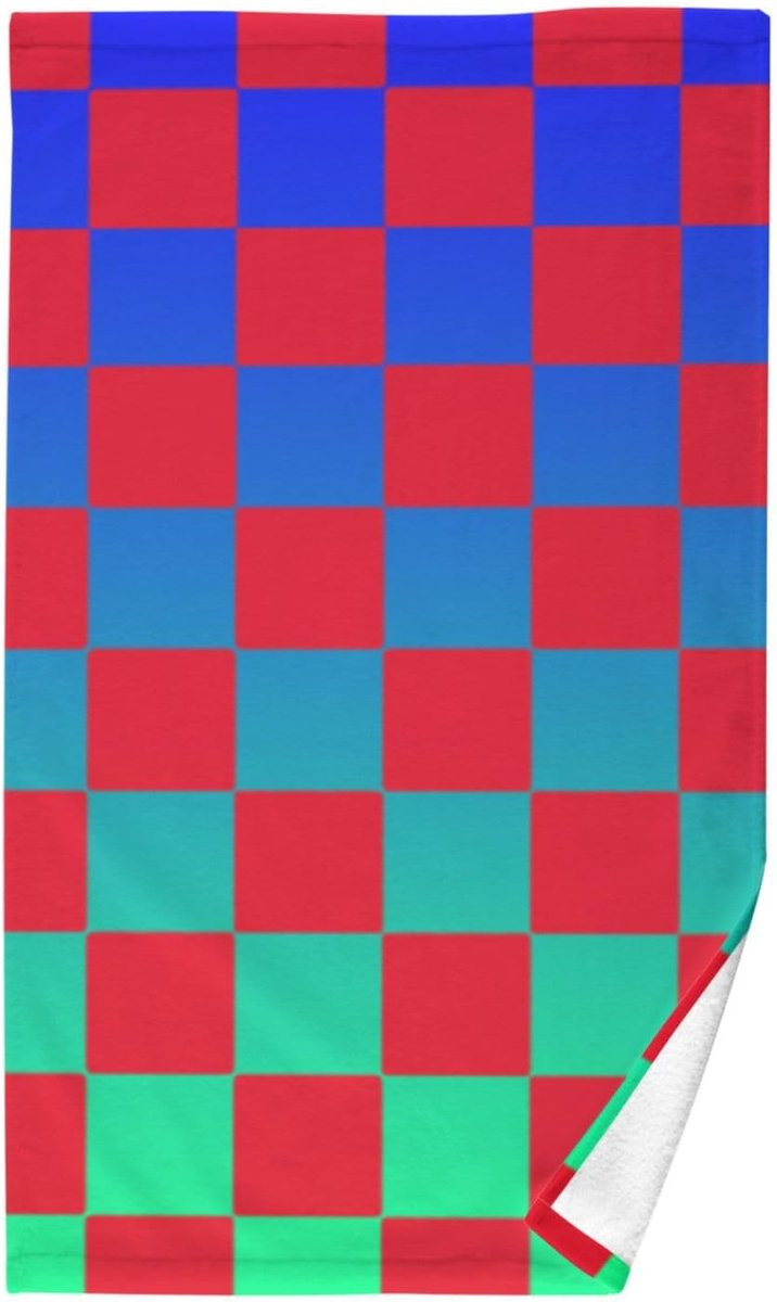 Katoenen handdoek Buffalo Plaid geruit, 40 x 71 cm