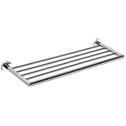 Brillantbad BOMEGA Handtuchablage Messing Chrom poliert 655x55x215 mm für Bad & Küche >> zum Bohren