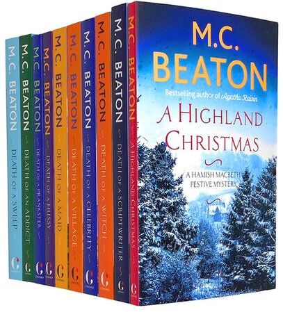 Constable M C Beaton Hamish Macbeth Series 10 Books Collection Set - Death of a Village