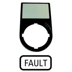 Eaton 216498 Träger, + Schild, FAULT M22S-ST-GB8  - 10 Stück