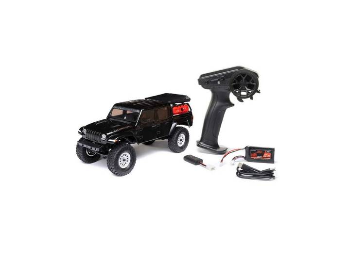 Axial RC-Buggy Axial 1:24 SCX24 Jeep JT Gladiator 4WD Rock Crawler Brushed RTR Black