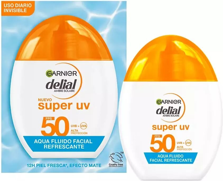 Garnier Delial Super UV Aqua Refreshing Facial Fluid SPF50 40 ml